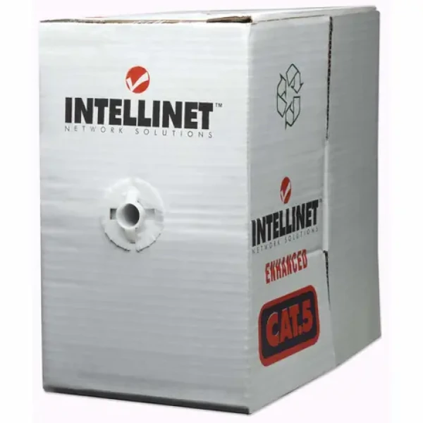 Intellinet U/UTP Cat6 / Instalační kabel / 305 m / CCA / šedá (704663)