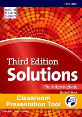 Maturita Solutions Pre-intermediate Classroom Presentation Tool Pk (Access Code Card), 3rd - Tim Falla