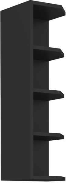 Horní policová otevřená skříňka 30 G-90 ZAK Barva korpusu: Černá