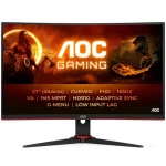 27" AOC C27G2E/BK černá / VA / 1920 x 1080 / 1ms / 3000:1 / 350cd-m2 / HDMI + DP / VESA (C27G2E/BK)