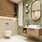 INVENA - Umyvadlo na desku PATRAS 49 cm PROSTOKÄ,TNA ,CE-46-001-W)