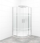 Sprchový kout čtvrtkruh 90x90 cm SAT TEX SATBKTEXS90CRS SATBKTEXS90CRS