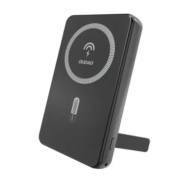 Dudao K14S 10000mAh černá / Powerbanka / MagSafe se stojánkem / USB-A / USB-C / 20W (181542)