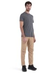 ICEBREAKER Mens Merino 150 Tech Lite III SS Tee, Gritstone Heather velikost: XXL