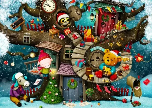 ENJOY Puzzle Pohádkové Vánoce
