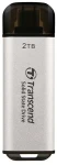 Transcend ESD300S Externí SDD 2TB šedá / USB-C 3.2 Gen 2 / R: 1050MBs / W: 950MBs (TS2TESD300S)