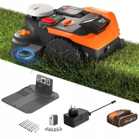 Worx WR365E Landroid Vision Cloud / Robotická sekačka / záběr 18 cm / až 650m2 / výška sekání 30 - 60 mm (WR365E)