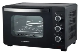 Esperanza EKO006N černá / Elektrická mini trouba / konvekce / rožeň / 1600 W / 25 l / časovač (EKO006N)