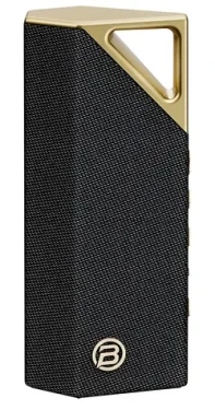 Bugani Brief černá zlatá / Přenosný reproduktor / IPX7 / Bluetooth