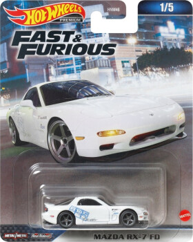 Hot Wheels angličák Premium Fast Furious - Mattel Hot Wheels