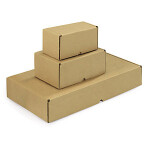 20 x Poštovní krabice Rigibox 165x335x80mm, plochá, hnědá