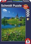 SCHMIDT Puzzle Inzell, Einsiedlhof a kostel sv. Mikuláše