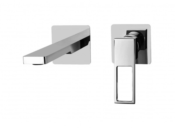 PAFFONI - Effe Umyvadlová baterie pod omítku s tělesem, 2-otvorová instalace, chrom EF105CR70