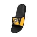 FOCO Pánské pantofle Pittsburgh Penguins NHL Legacy Velcro Sport Slide Slipper Velikost: M = 42-43 EU