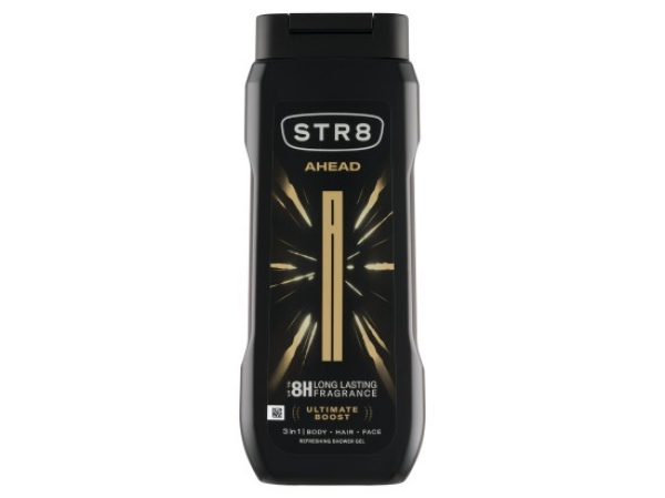 STR8 Ahead Osvěžující sprchový gel 3 v 1 400 ml
