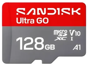 SanDisk Ultra GO microSDXC 128GB / Paměťová karta / UHS-I / U1 / A1 / čtení: až 190 MB/s (SDSQUGN-128G-GN6MN)
