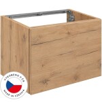 CERANO - Koupelnová skříňka pod umyvadlo Adele - TIP-ON otevírání - dub zlatý Craft - 60x40x44,8 CER-635745