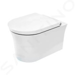 DURAVIT - White Tulip Závěsné WC HygieneFlush, Rimless, HygieneGlaze, bílá 2576092000