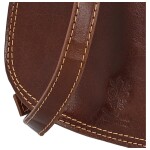 Dámská kožená crossbody taška Luren, hnědá