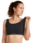Dámská merino podprsenka ICEBREAKER Wmns Rib Lotus Bra, Black velikost: XL