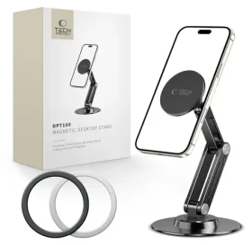 Tech-Protect DPT100 černá / Magnetický držák telefonu / MagSafe / stolní