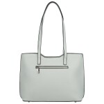 Stylová dámská kabelka na rameno Delami Velvet Aura, světle šedá