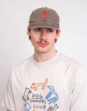Dog Owners Club OH MY DOG! cap Vintage Brown