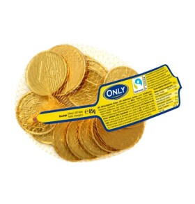 Only Čokoládové mince v síťce 85g