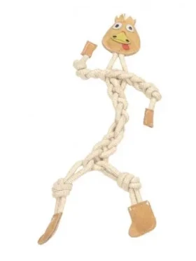 AnimALL Hračka Mr.Roper Krůta kůže+lano 47 cm/9 mm (110306)