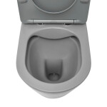 Wc kombi komplet kombinovaný SAT Infinitio šedá mat vario odpad SATINF031VPSNLGRM SATINF031VPSNLGRM