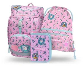 BAAGL SET 3 Airy Minecraft Panda: batoh, penál, sáček (A-35980)