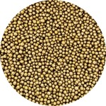 Dortisimo 4Cake Cukrové perly zlaté 3-4 mm (80 g) Besky edice
