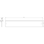 MEXEN/S - Orio koupelnová skříňka 120 cm s umyvadlem Vela, 1 šuplík, šedá mat/bílá mat 91A10-12023-1-BF62-W23M01