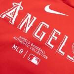 Nike Pánská mikina Los Angeles Angels MLB 2024 Authentic Practice Therma Hoodie Velikost: 2XL
