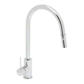 Dřezová baterie SAT Aurum s vytahovací sprškou, 2 proudy chrom SATBAUR286CR SATBAUR286CR
