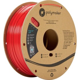 Polymaker PF01004 PolyLite vlákno pro 3D tiskárny ASA odolné proti UV záření, odolné proti povětrnostním vlivům, Žáruvzdorné 1.75 mm 1000 g červená 1 ks