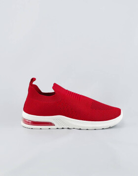 Červené dámské nazouvací sportovní boty