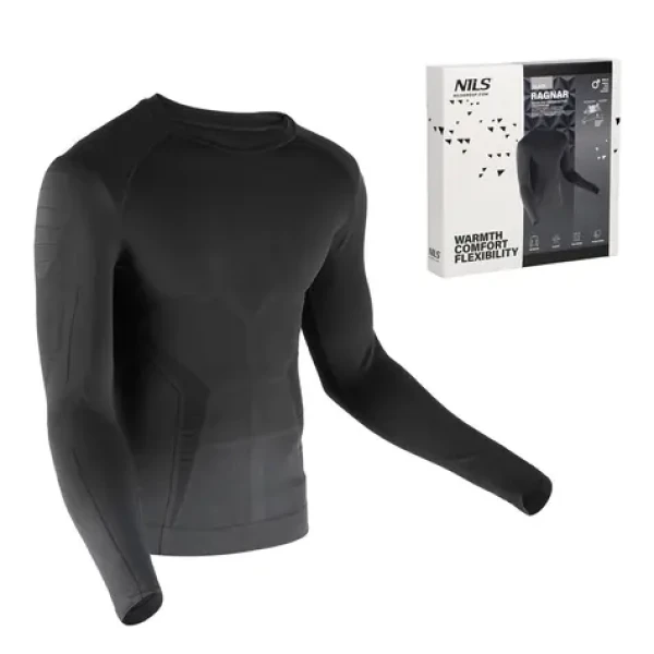 NILS BTK0060 VEL.2XL/3XL ČERNÉ RAGNAR PÁNSKÉ TERMO TRIČKO (15-20-102)