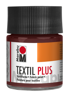 Barva na textil Marabu Textil Plus 50 ml - hnědá střední 046
