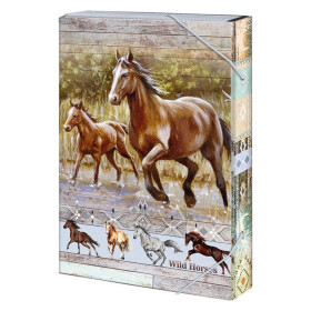 Box na sešity A5 Wild horses