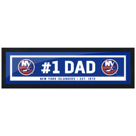 Mustang Obraz v rámu New York Islanders NHL 6" x 22" #1 Dad