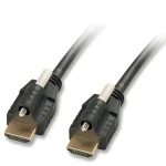 Lindy černá / HDMI kabel / 5 m / High Speed / Ethernet / 3D / zámek konektorů (41388)