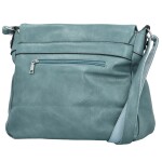 Trendy dámská koženková crossbody kabelka Rosalina, světle modrá