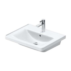 DURAVIT - D-Neo Umyvadlo 60x48 cm, s přepadem, otvor pro baterii, bílá 2367600000