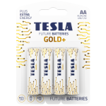 TESLA GOLD+ alkalická tužková baterie AA (LR06) 4 ks / blister (1099137206)