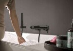 HANSGROHE - Rainfinity Sprchová hlavice, kartáčovaný černý chrom 26866340