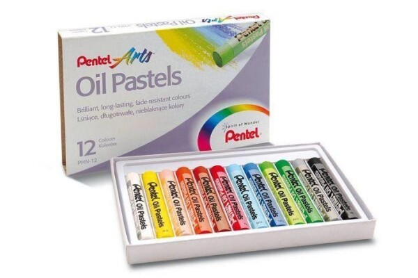 Olejové pastely Pentel Artist 12 ks