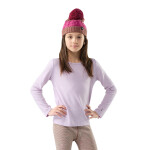 Dětské merino triko dlouhý rukáv SMARTWOOL Kids' Classic Thermal Merino Base Layer, Lavender Sky Heather velikost: L