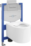 MEXEN/S - WC předstěnová instalační sada Fenix XS-U s mísou WC Sofia, bílá 6853354XX00