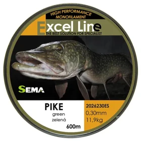 Sema Pike / Rybářský vlasec / 600 m / 0,35 mm / 15,7 kg